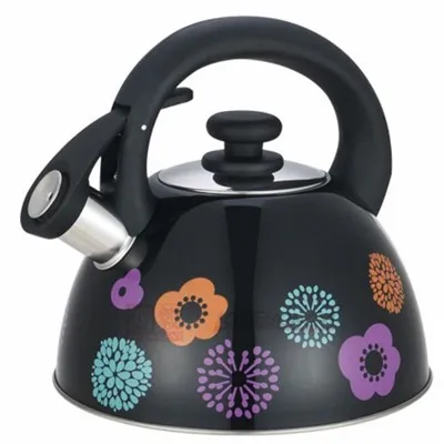 Tetera silbante de acero inoxidable para estufa